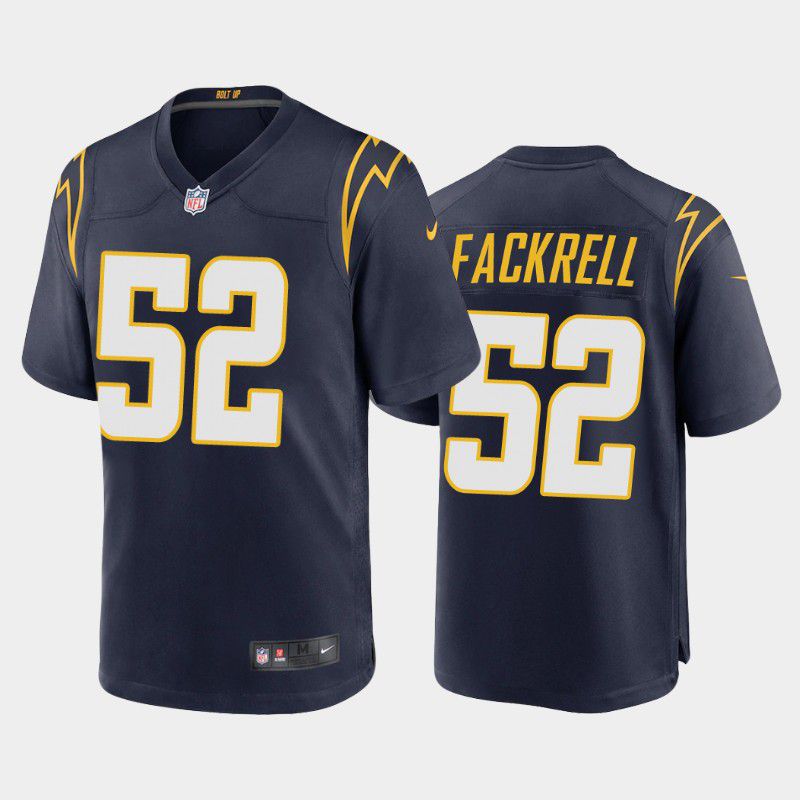 Men Los Angeles Chargers #52 Kyler Fackrell Nike Navy Game NFL Jersey->los angeles chargers->NFL Jersey
